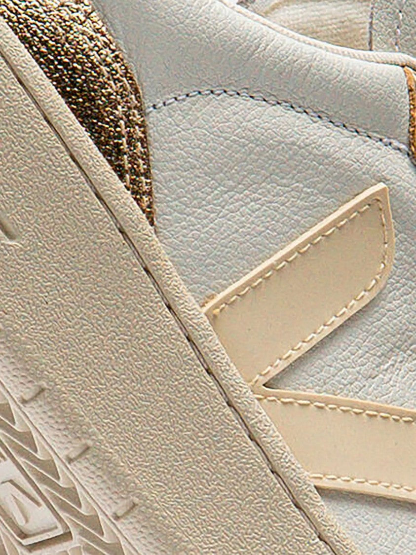 Veja Low-Top Sneaker With Metallic Accents And Signature Logo