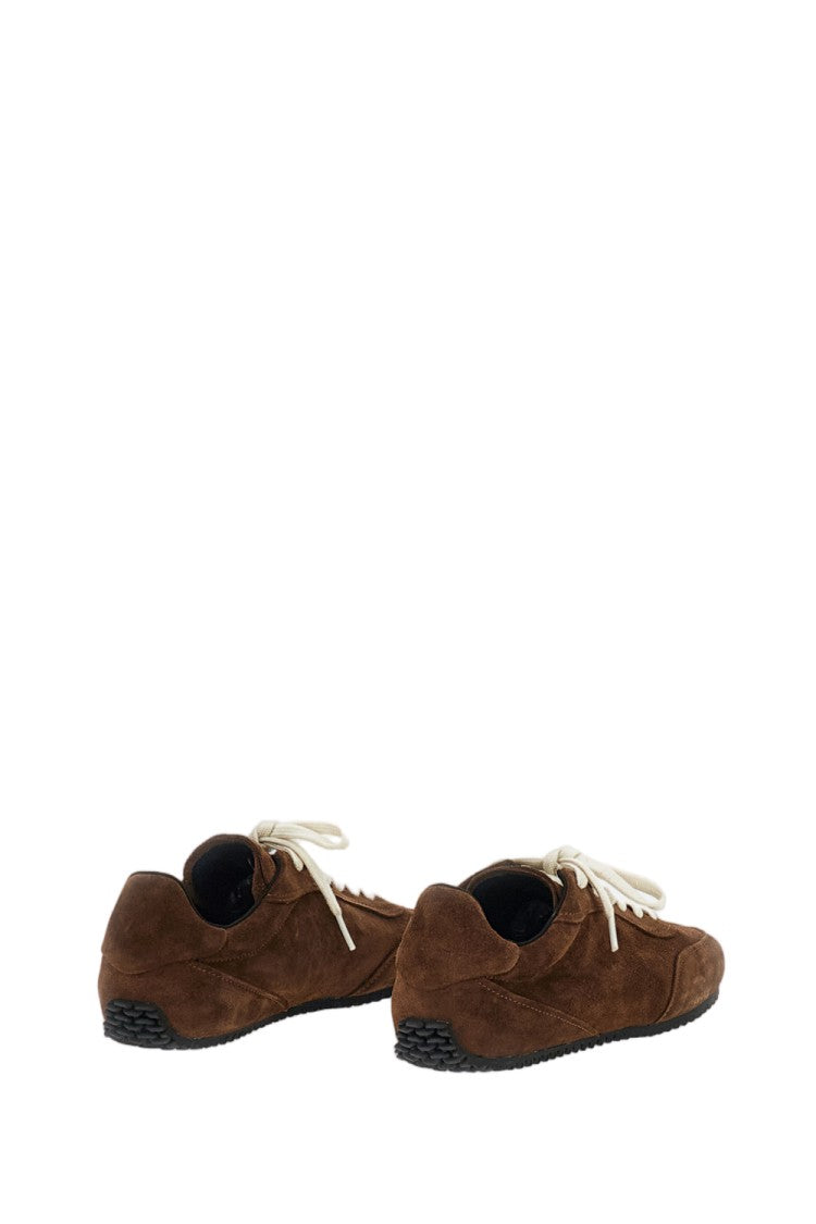 Axel Arigato Dark Brown Suede Low-Top Sneakers