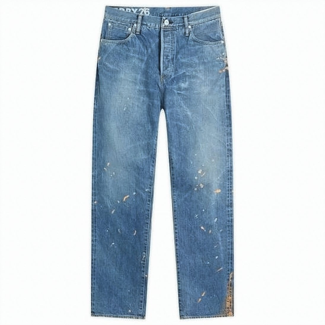 Visvim Straight-Leg Denim Pants With Distressed Details