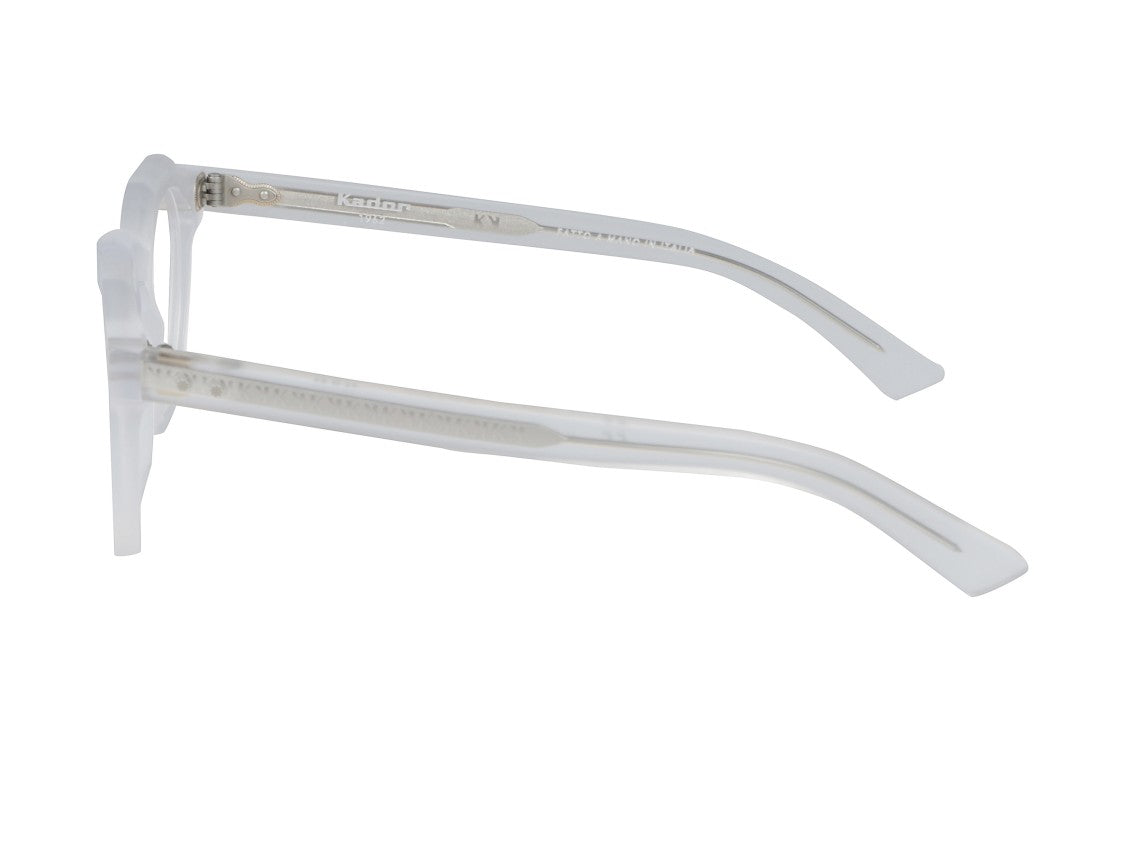 Kador White Translucent Matte Epiko Keyhole Bridge Eyeglasses