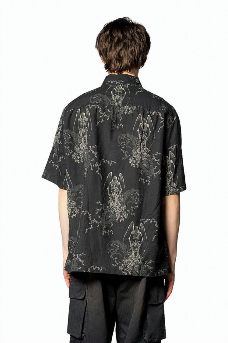 Our Legacy Short-Sleeve Shirt With Classic Collar
