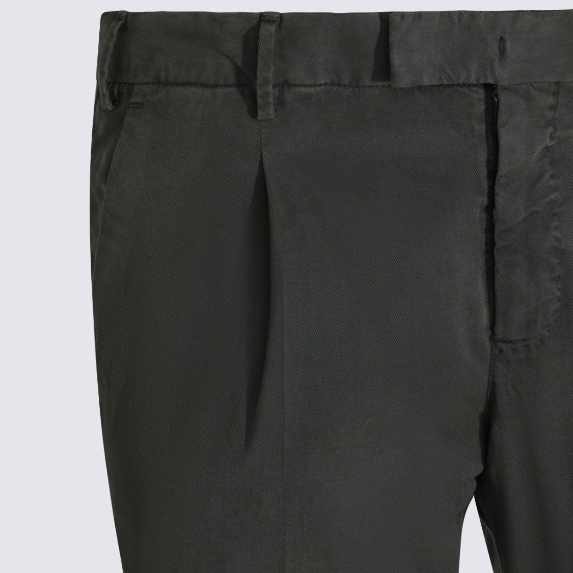 Pt Torino Tailored Black Trousers With Minimalist Design And Tapered Silhouette