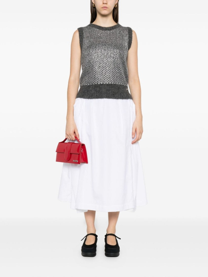 Herno Textured Knit Sweater In Alpaca Blend