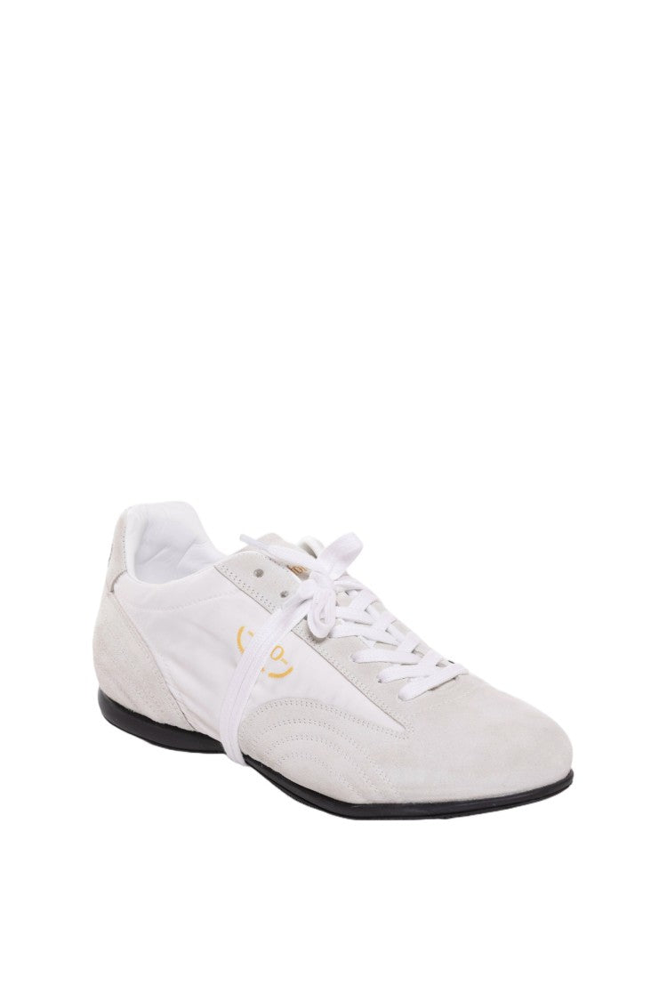 Pantofola D'oro Blue Suede Nylon Vibram Sole Sneakers