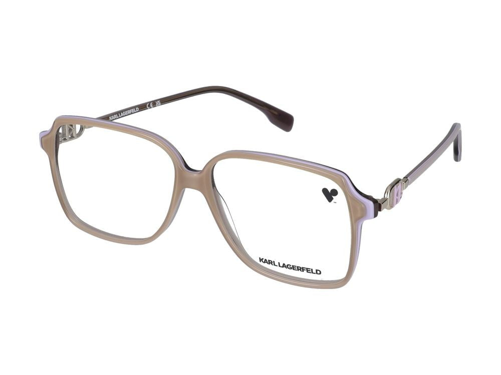 Karl Lagerfeld Eyeglasses Kl6091 238 Beige/Lilac 56/13/140