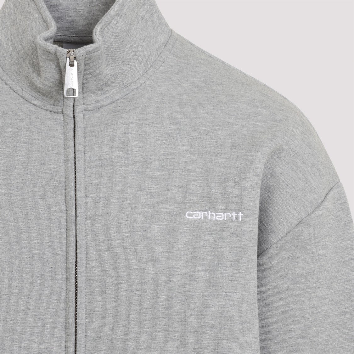 Carhartt Wip Alda Zip Sweat Grey Cotton Jacket