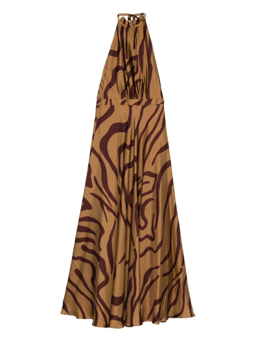 Raquel Diniz Flowing Silk Maxi Dress