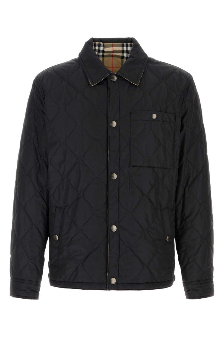 Burberry Black Nylon Reversible Jacket