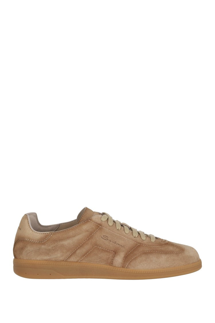 Santoni Olympic Suede Sneakers
