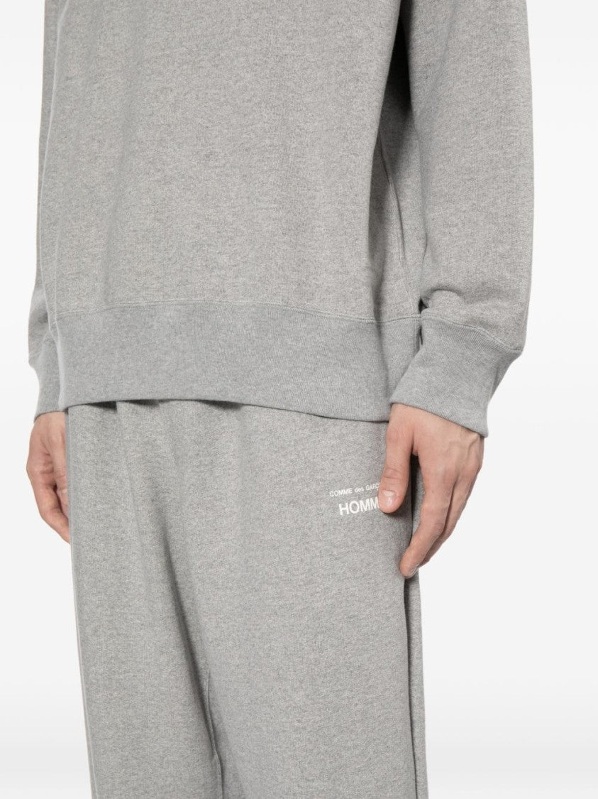 Comme Des Garçons Light Grey Baggy Elasticated Sweatpants