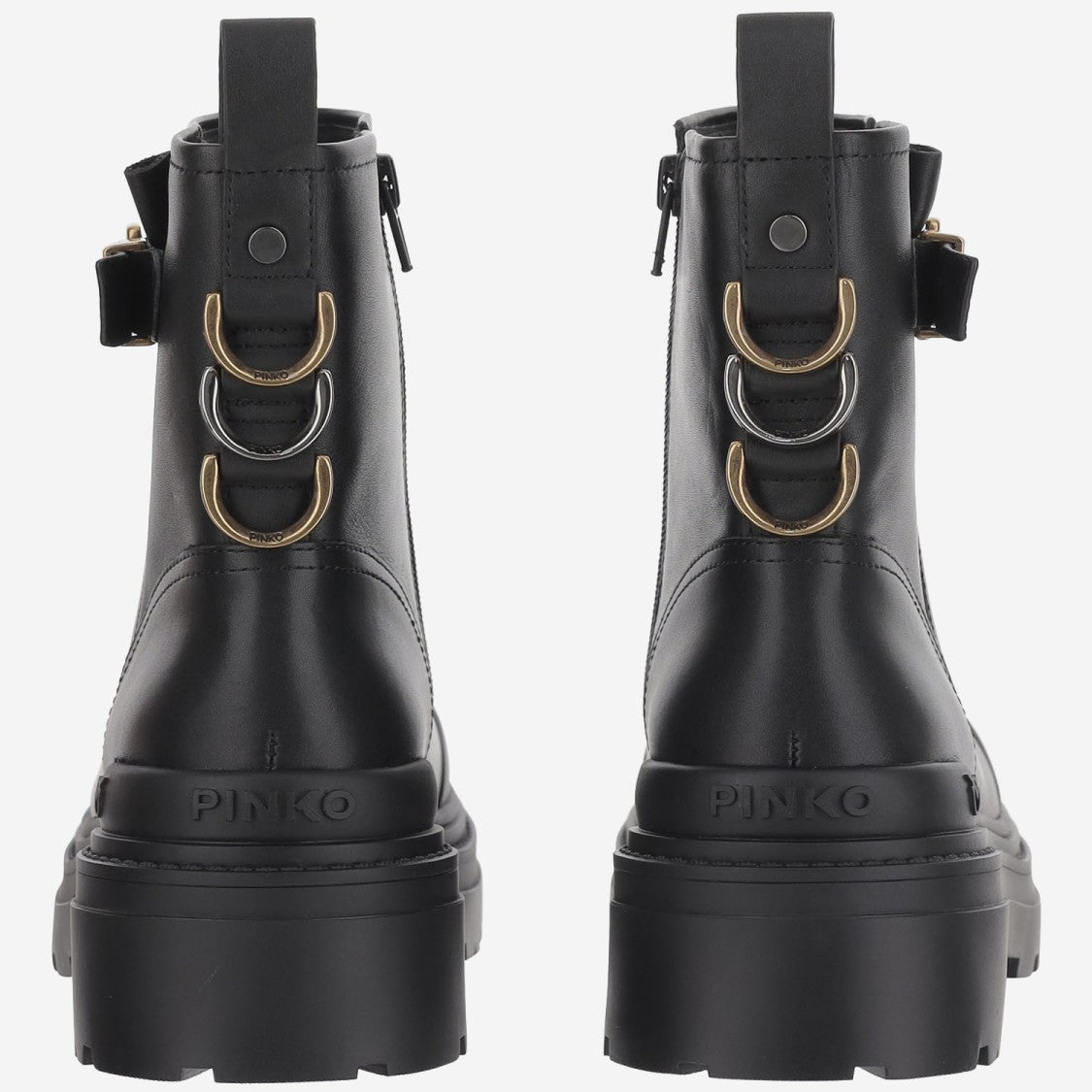 Pinko Mia 21 Leather Ankle Boots