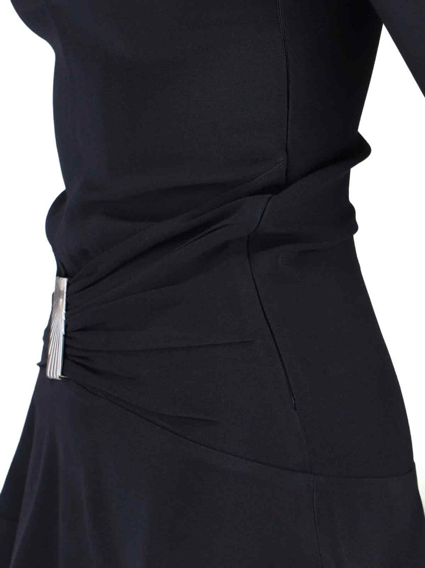 The Attico Mini Dress With Deep V-Neck