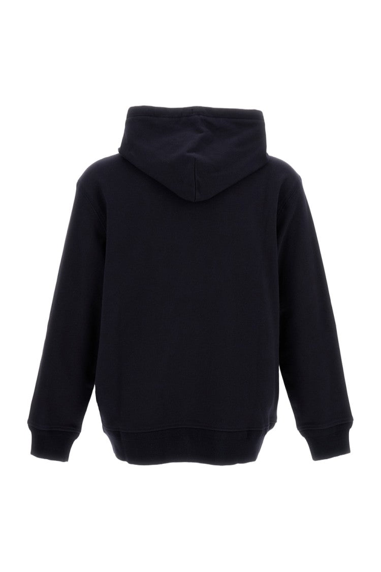 C.P. Company Diagonal Raised Fleece Zip Hoodie With Logo Detail