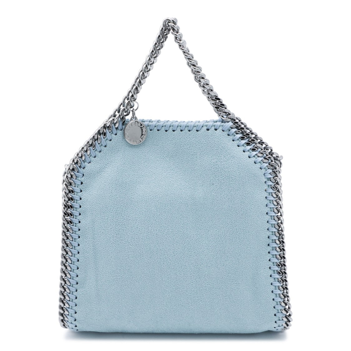 Stella Mccartney Tiny Tote Bag With Silver Chain Detailing