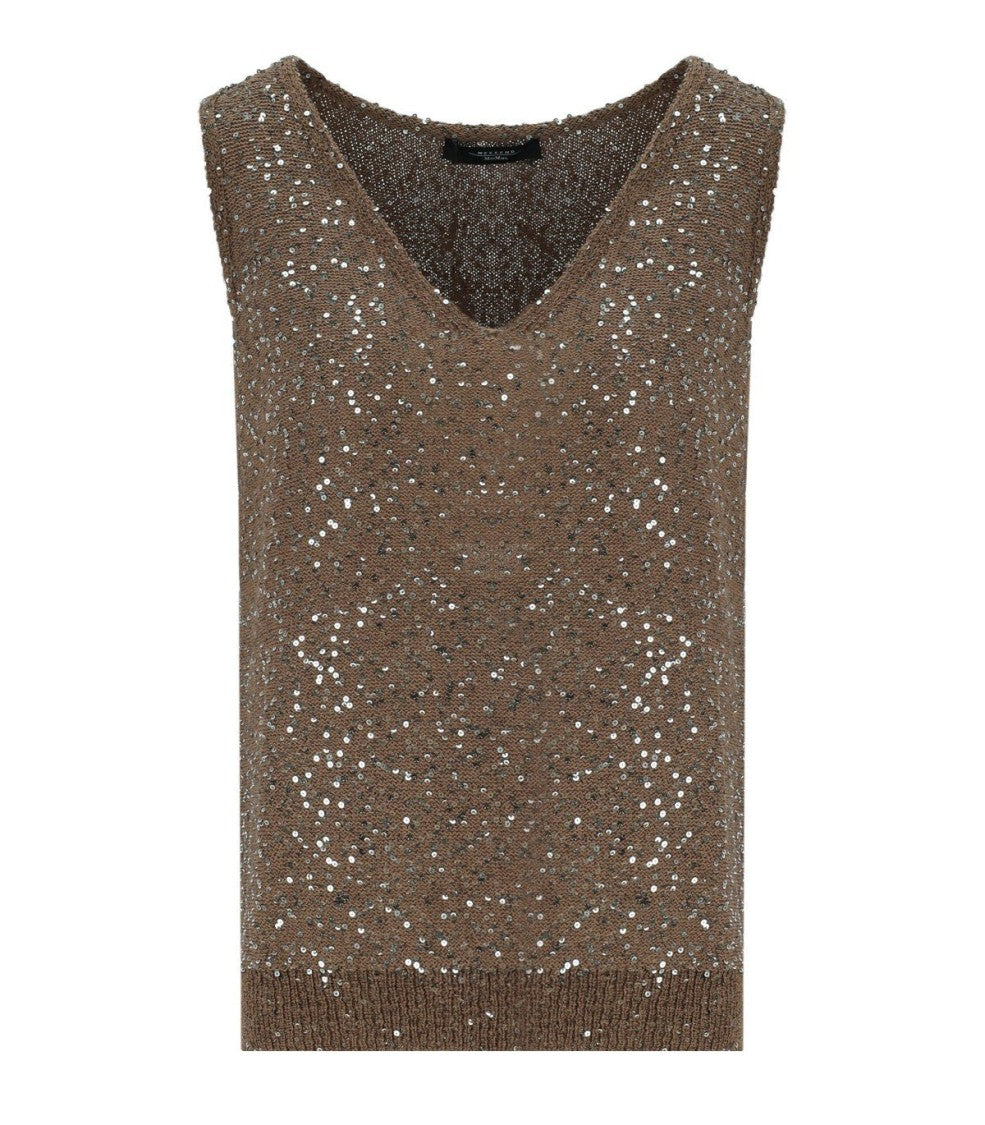 Max Mara Acaici Brown Top
