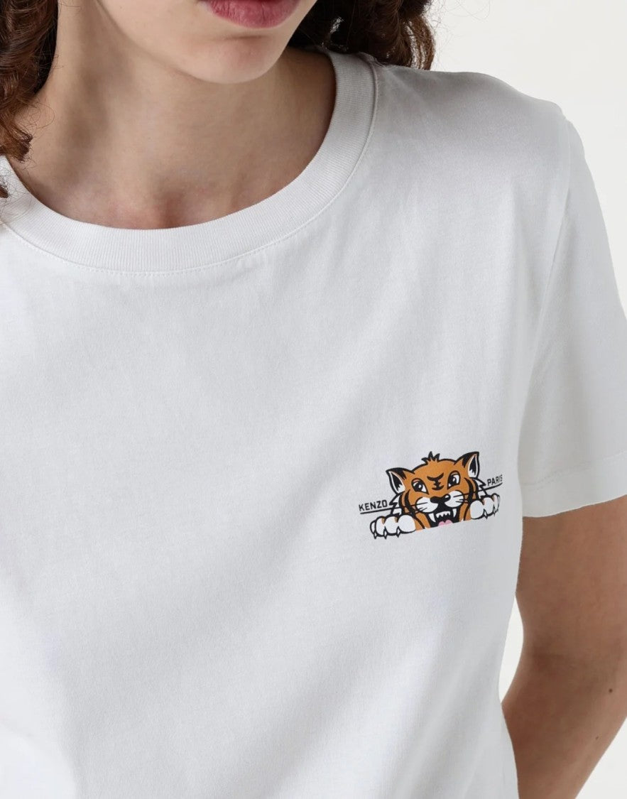 Kenzo Happy Tiger Logo T-Shirt