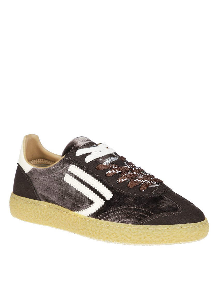 Puraai 6.01Xs Velvet Low-Top Sneakers