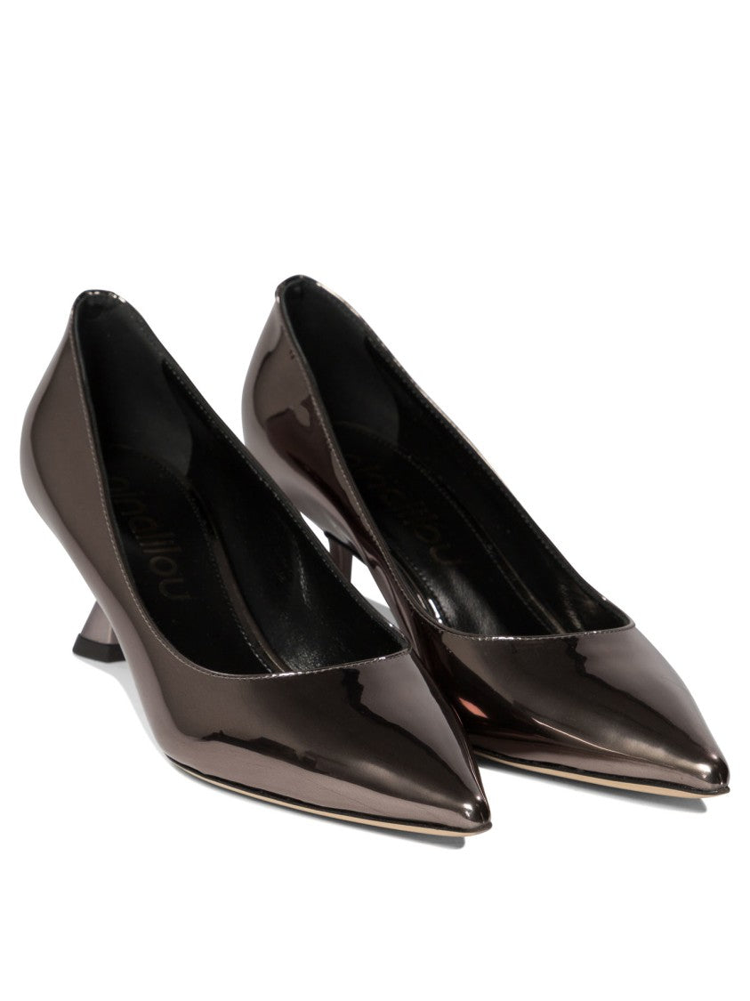 Ninalilou Mirror Finish Leather Pumps