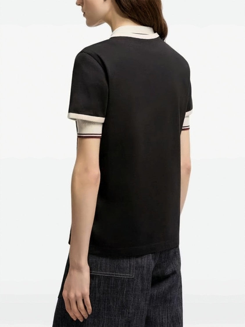 Moncler Short-Sleeved T-Shirt With Bold Stripe Detail