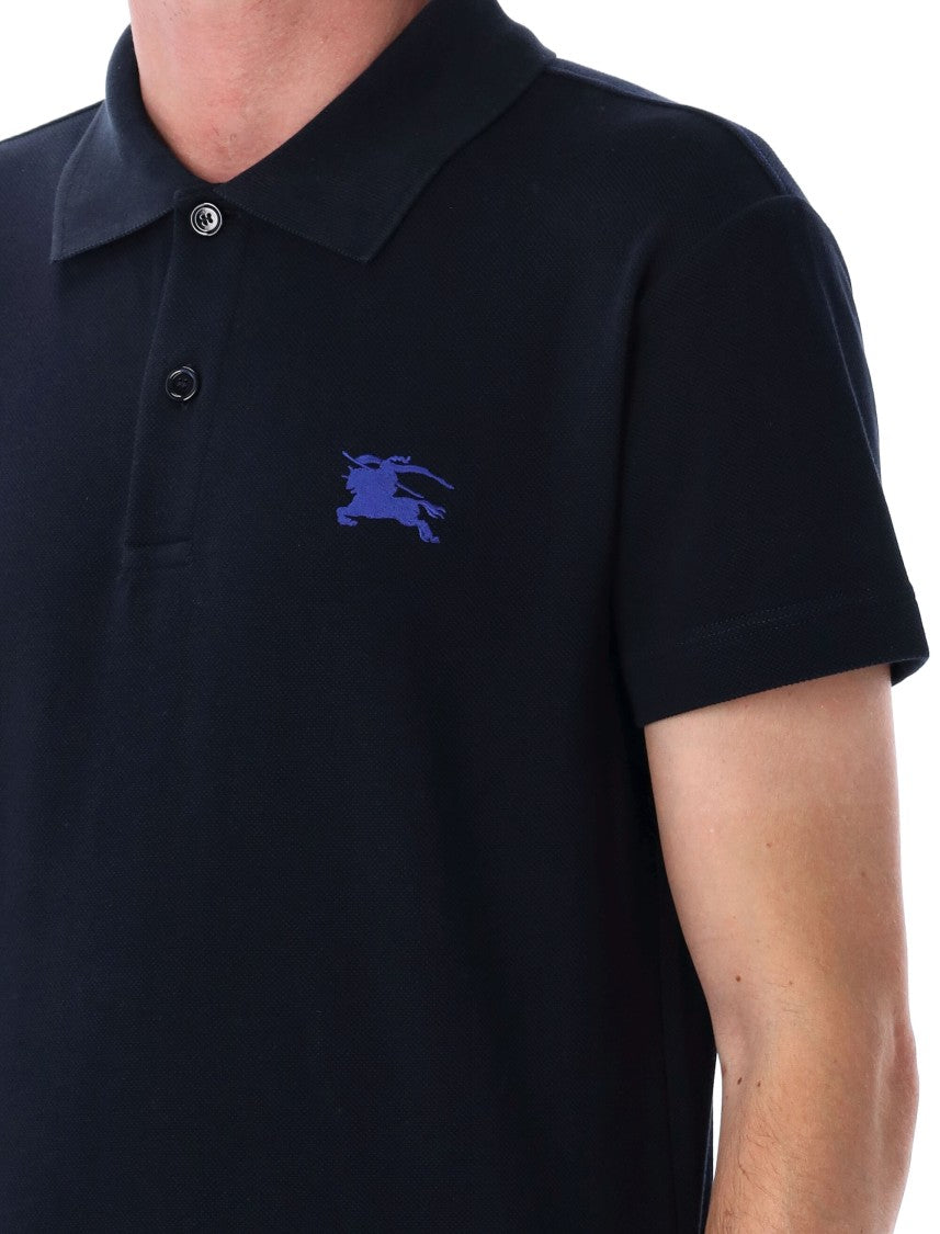 Burberry Short-Sleeve Polo Shirt With Traditional Collar