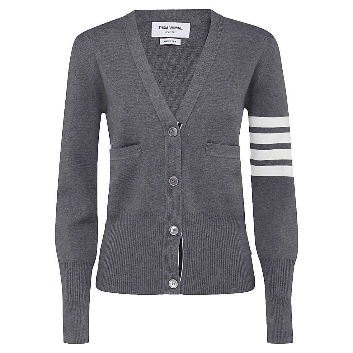 Thom Browne Med Grey Wool Knitwear
