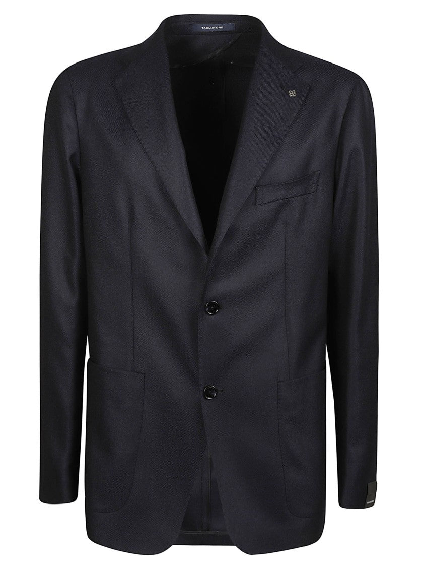 Tagliatore Montecarlo Structured Tailored Virgin Wool Blazer