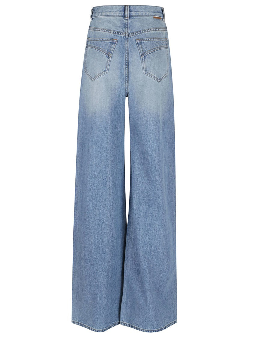 Zimmermann High-Waisted Wide-Leg Jeans