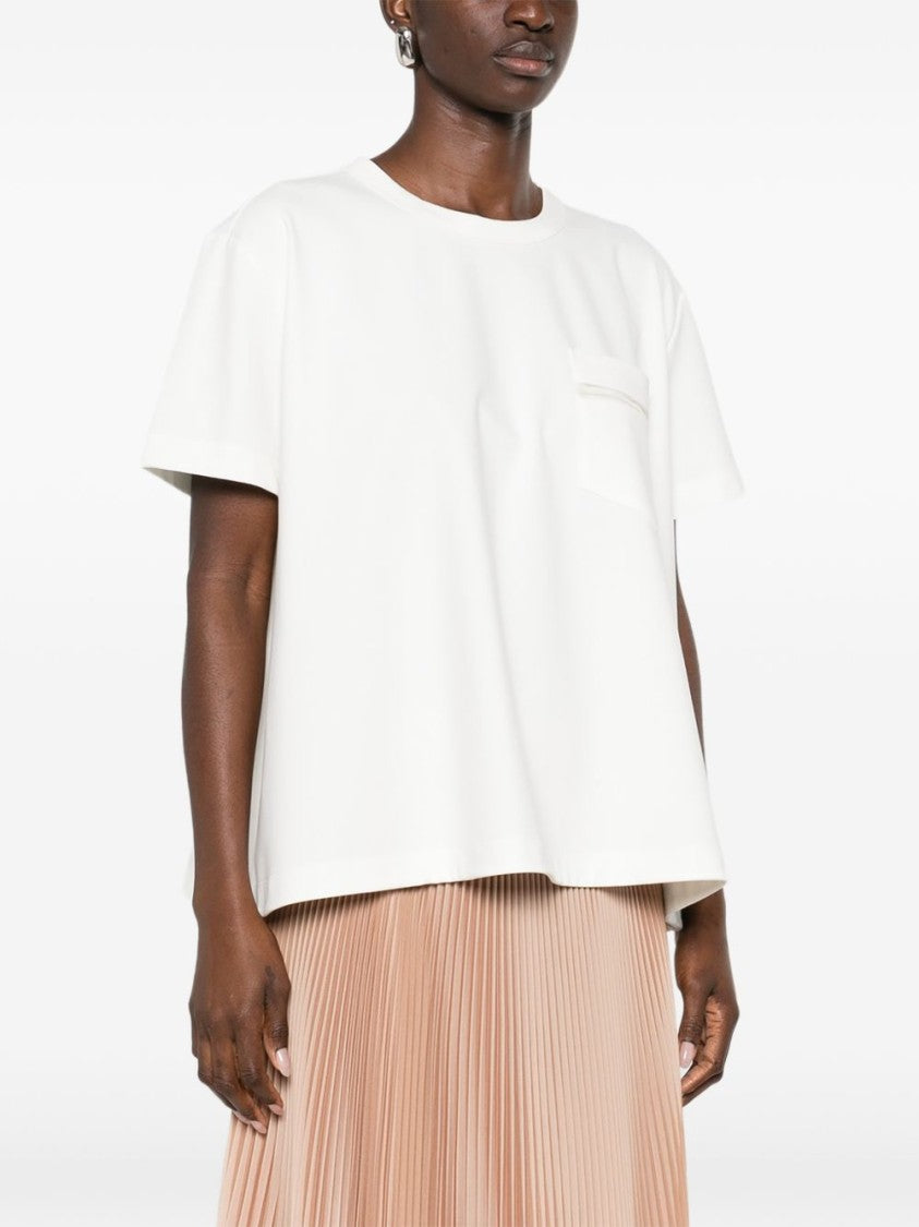 Fabiana Filippi Boxy White Short-Sleeved Top
