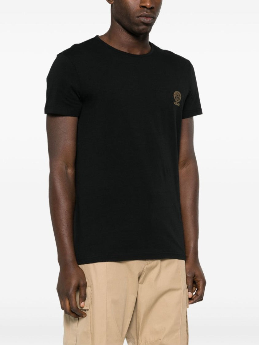 Versace Intimo Nero Short-Sleeve T-Shirt Set