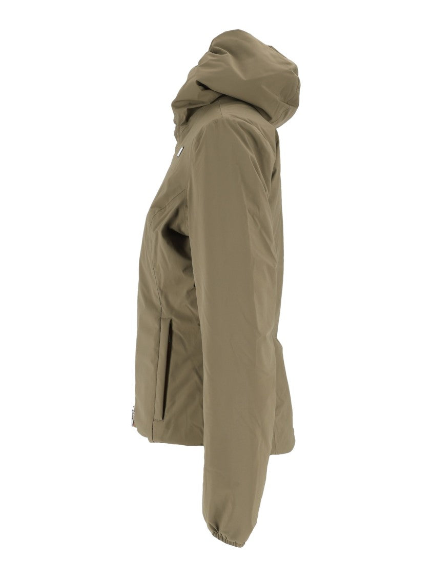 K-Way Lily Reversible Short Hooded Down Jacket