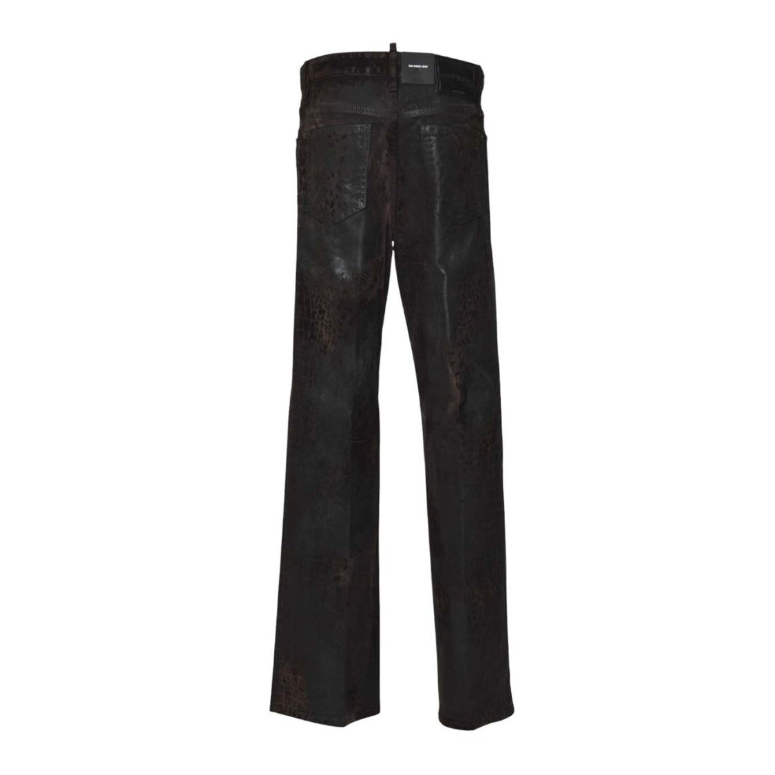 Dsquared2 Straight-Leg Jeans With Subtle Animal Print And Sheen