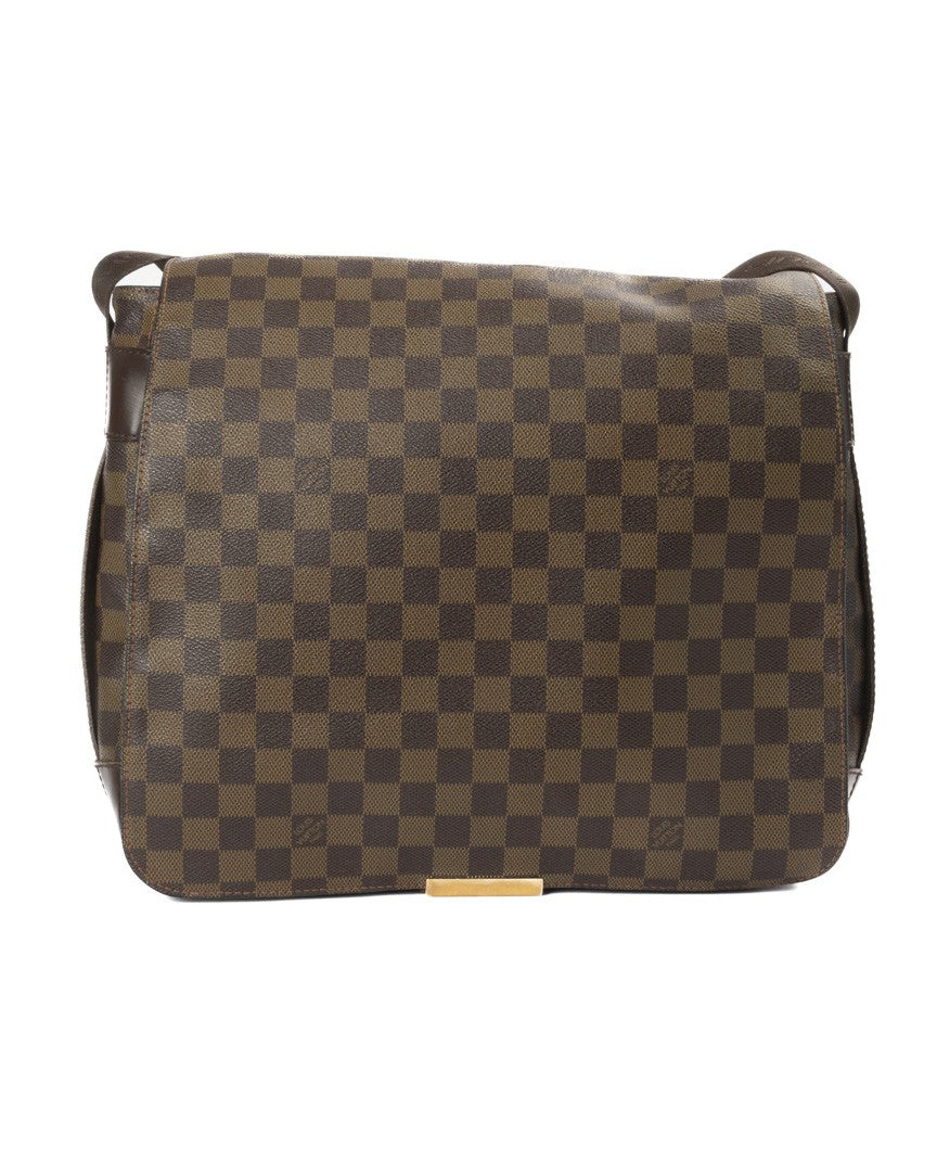Louis Vuitton Mm Size Messenger Bastille Bag In Damier Ebene Canvas