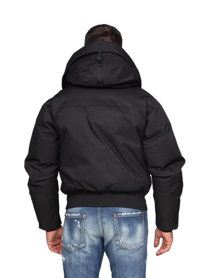 Dsquared2 Techno Down Insulated Bomber Jacket With High Collar