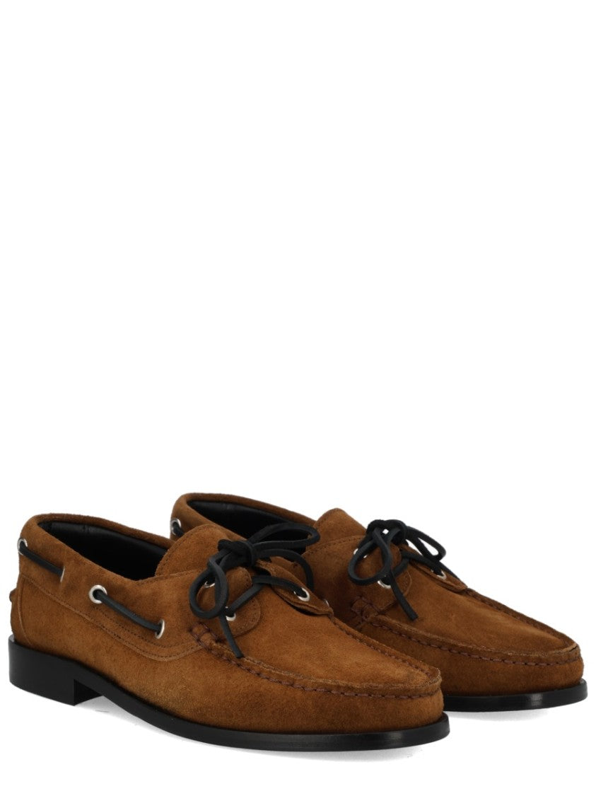 Aeydē Harris Cow Suede Lace-Up Loafers