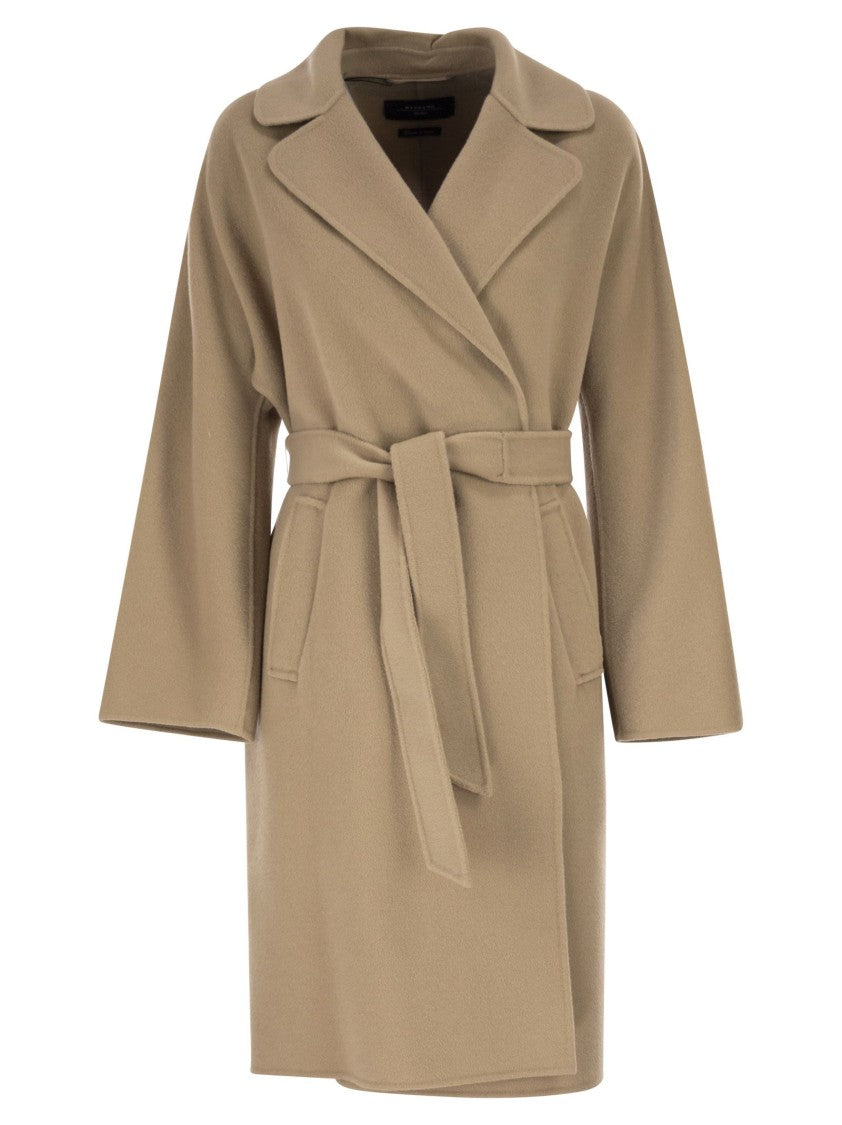 Max Mara Wkdcivada - Double Wool Blend Dressing Gown Coat