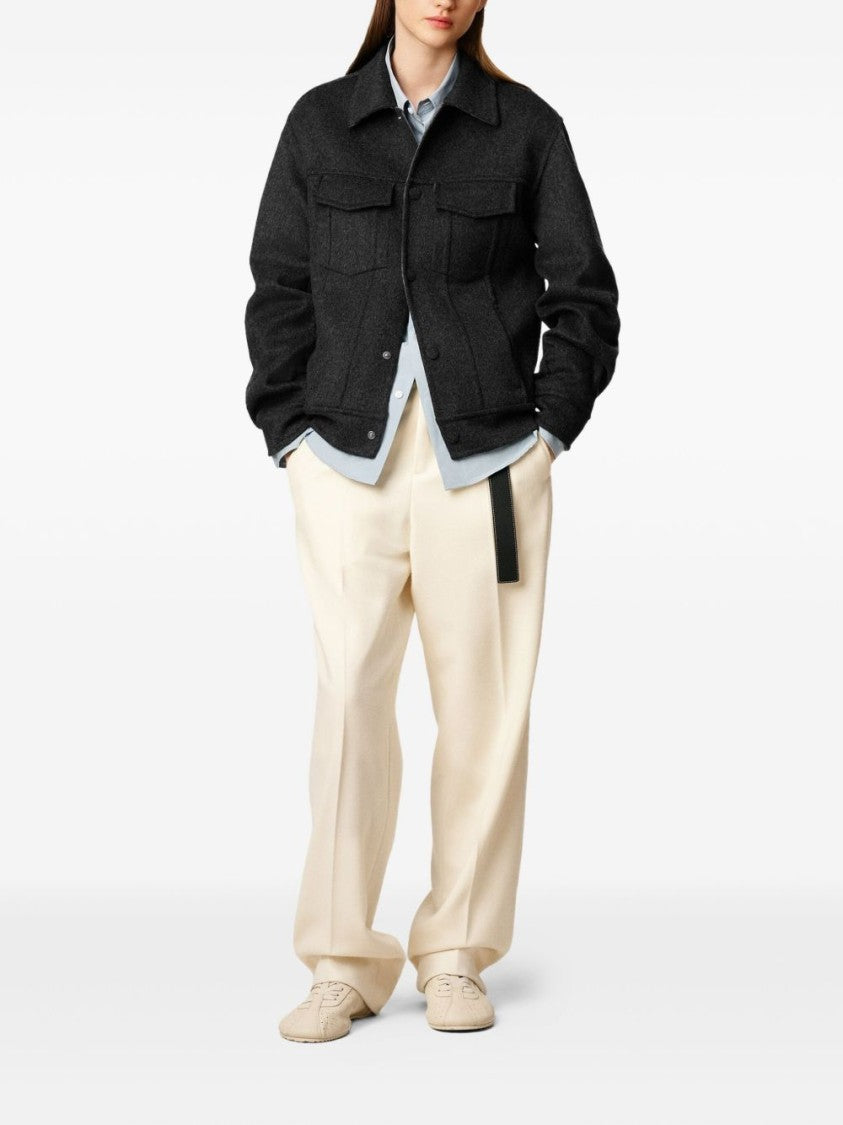 Ami Paris Structured Dark Grey Jacket