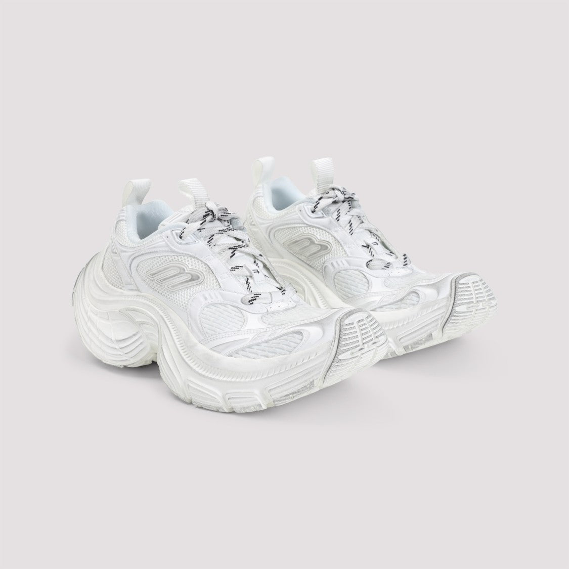 Balenciaga Chunky Sculpted White Sneakers