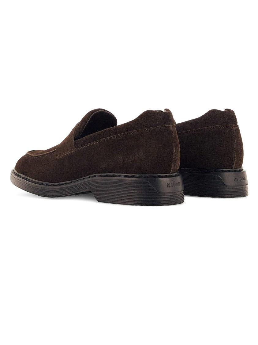 Hogan Suede Moccasin Loafers