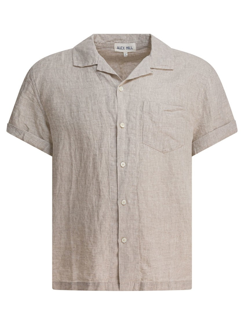 Alex Mill Lightweight Short-Sleeve Linen Camp Shirt