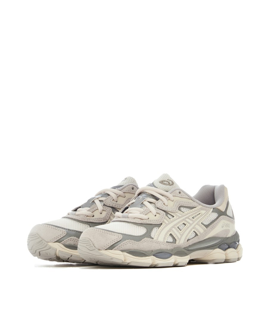 Asics Cream Oyster Grey Gel-Nyc Sneakers