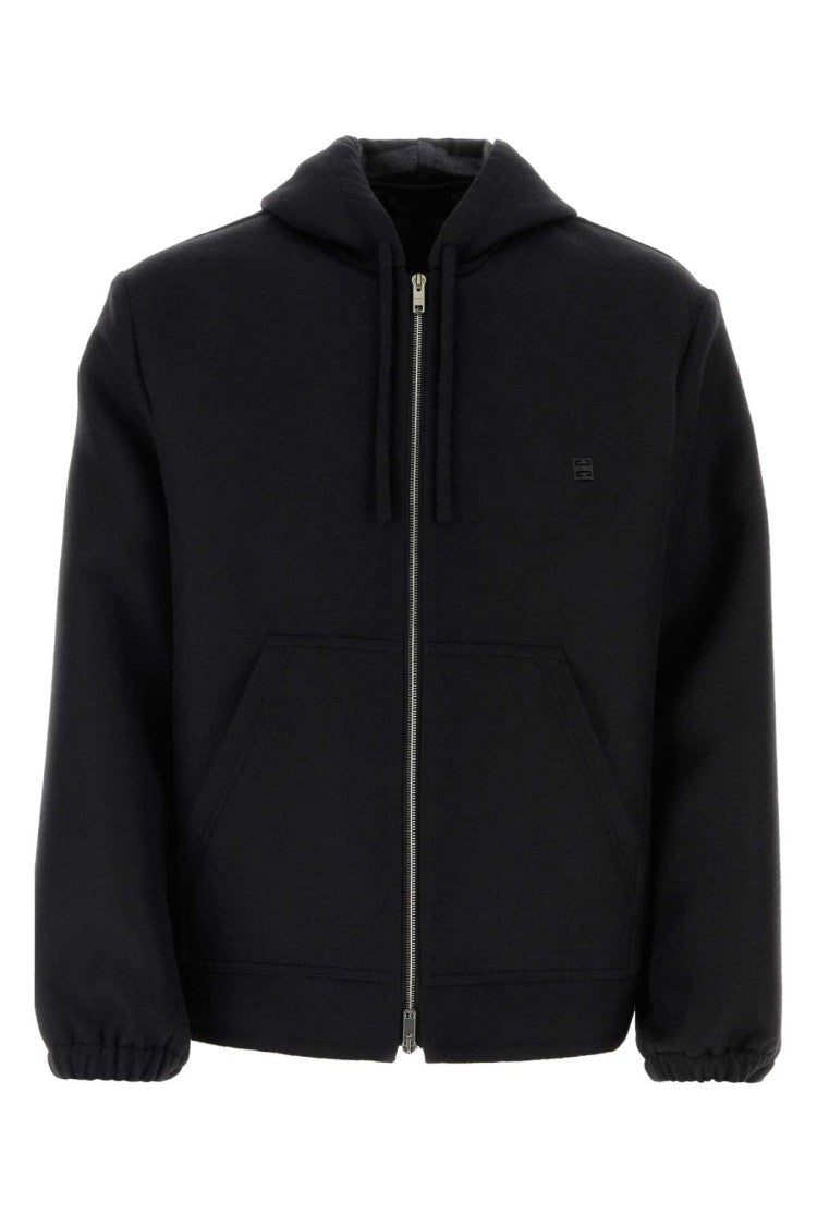 Givenchy Black Wool Blend Sweatshirt