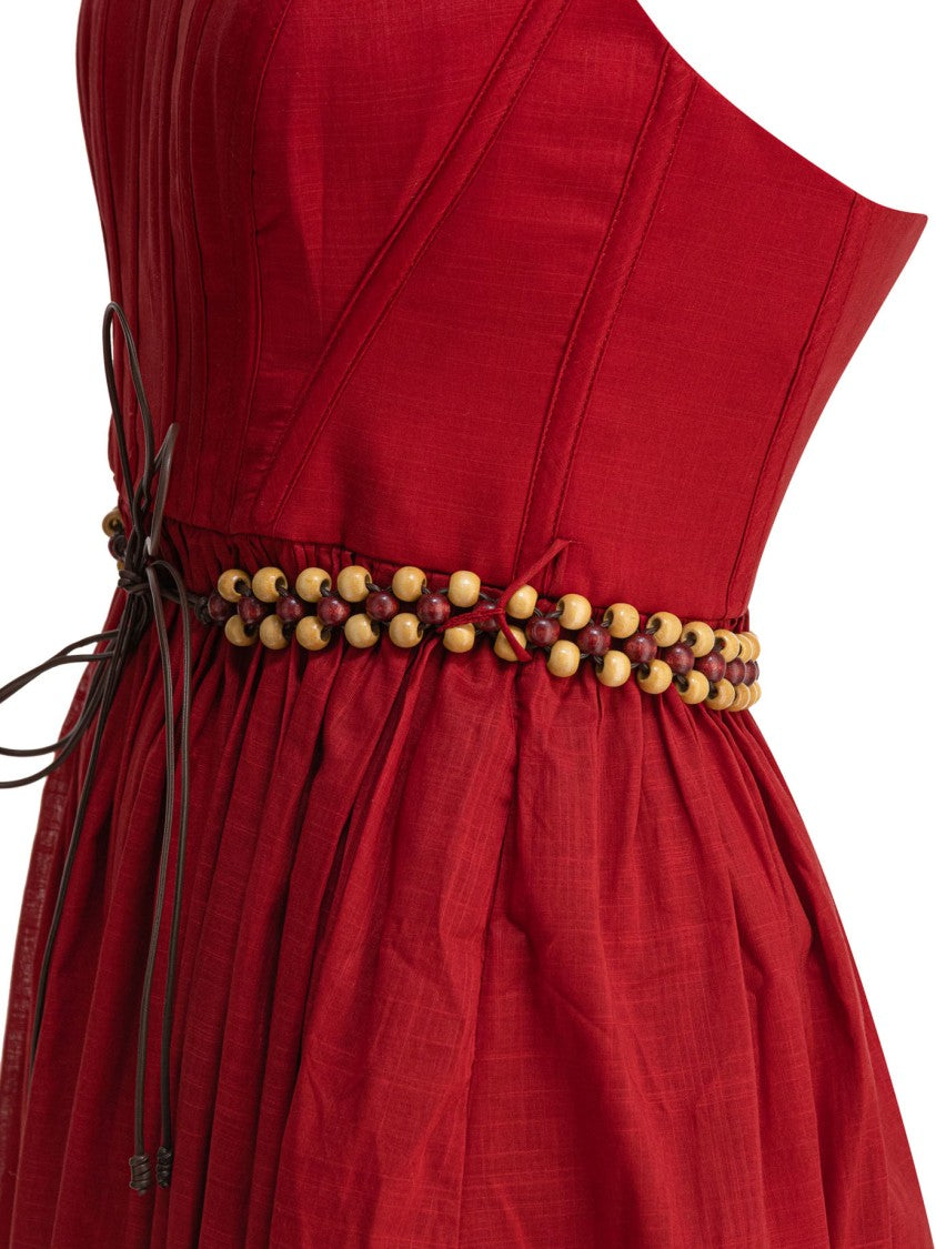 Zimmermann Rhiannon Corset Midi Dress