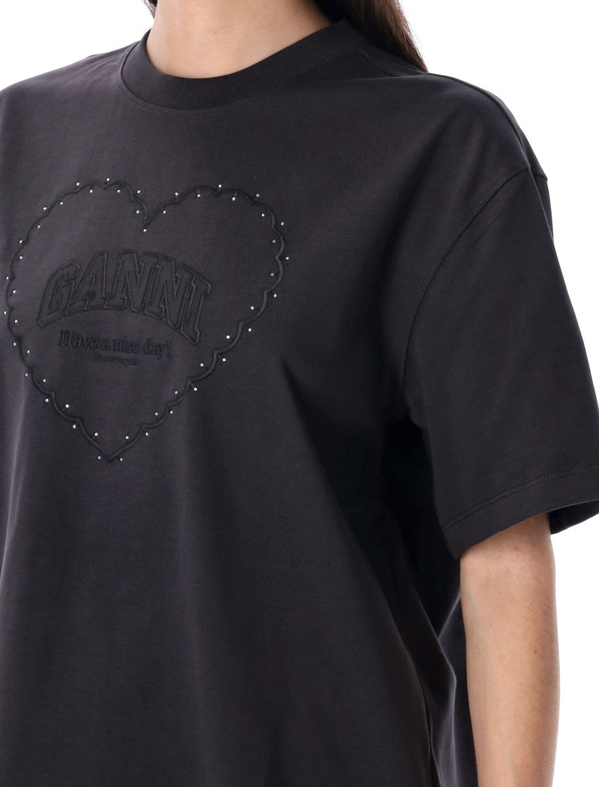Ganni Heart T-Shirt