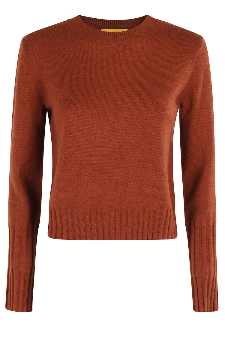 Guest In Residence Shrunken Cashmere Crew Neck Sweater