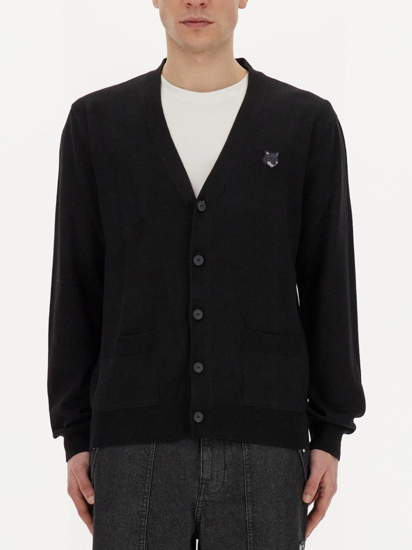 Maison Kitsuné Cardigan With Fox Patch