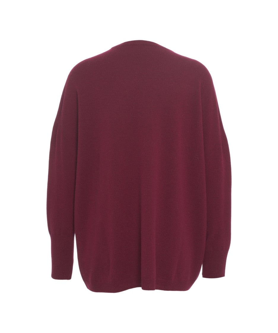 Mvm Cashmere Sweater With Classic Crew Neckline