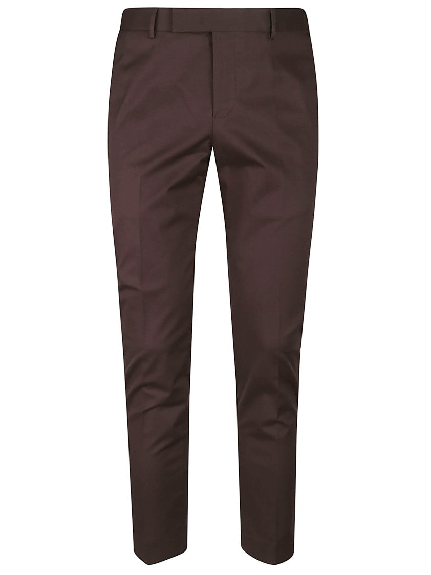 Pt Torino Dieci Brown Slim Fit Pants
