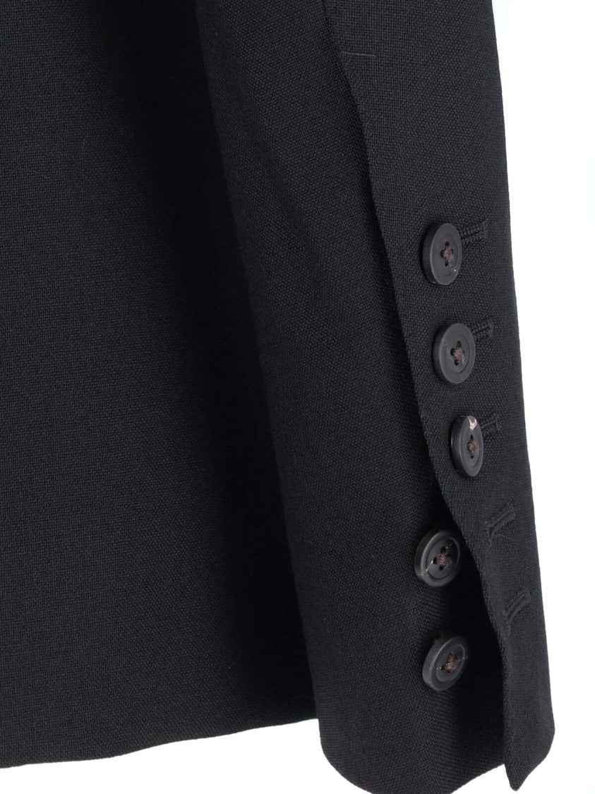 Rick Owens Single-Breasted Blazer – Black