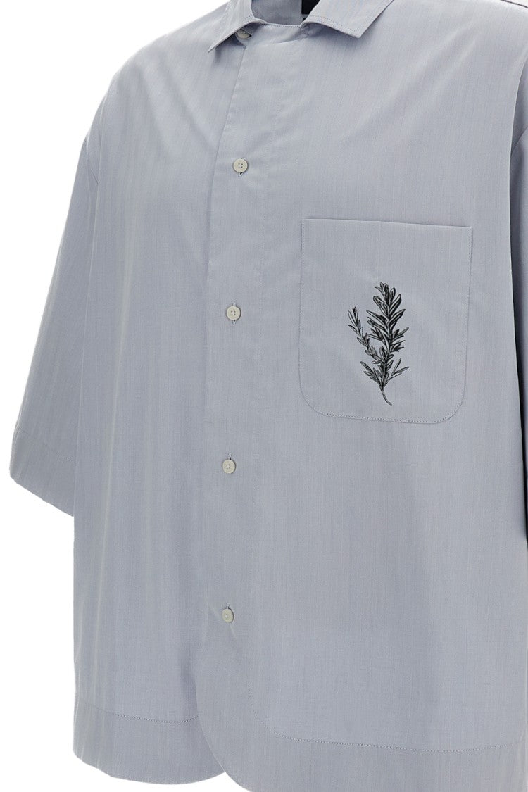 Jacquemus Light Blue La Chemise Gardian Shirt