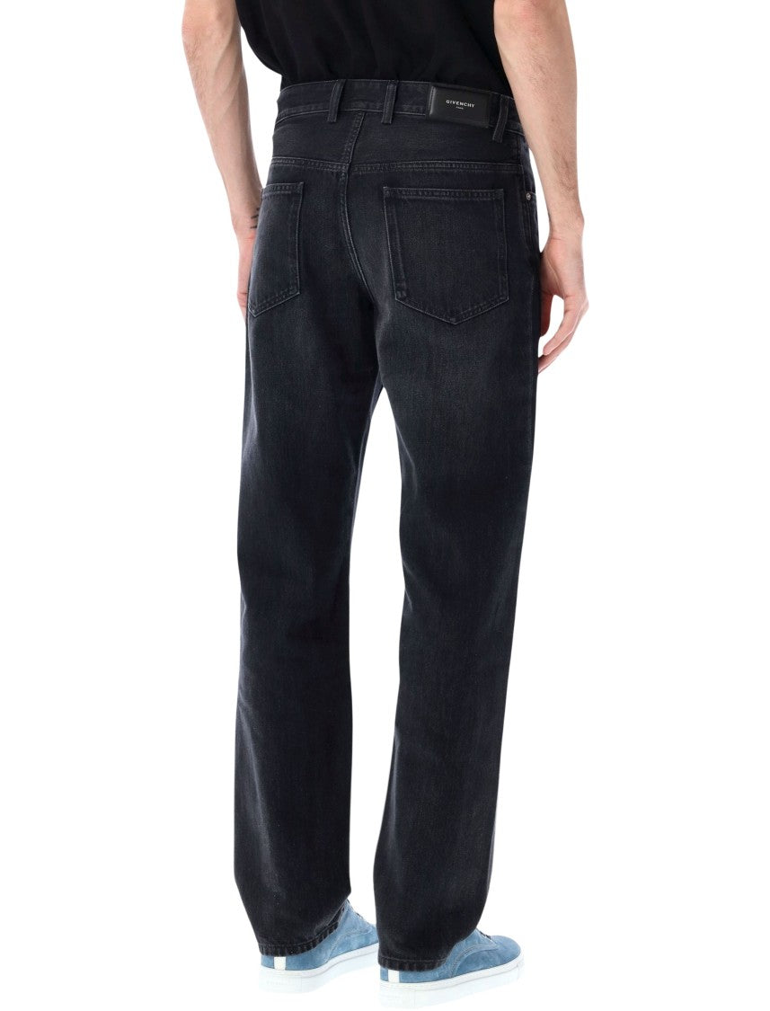 Givenchy Couture Seam Jeans With Straight-Fit Silhouette